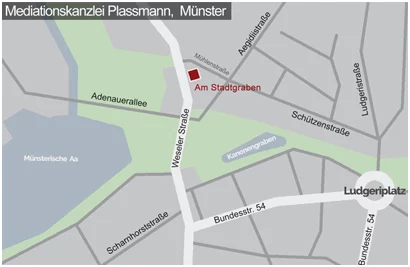 Lageplan Kanzlei Münster Lageplan Kanzlei Münster